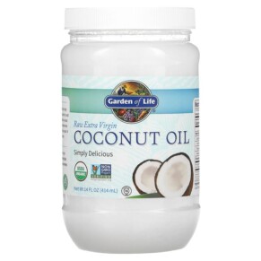 Garden of Life Raw Extra Virgin Coconut Oil 14 fl oz (414 ml) 658010118873