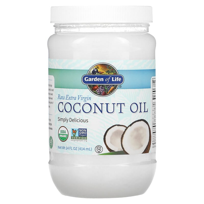 Garden of Life Raw Extra Virgin Coconut Oil 14 oz (414 ml) 1 Garden of Life Raw Extra Virgin Coconut Oil 14 fl oz (414 ml) 658010118873