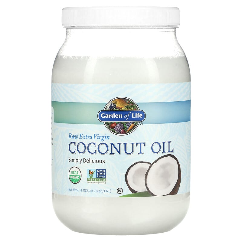Garden of Life Raw Extra Virgin Coconut Oil 56 oz (1.6 l) 1 Garden of Life Raw Extra Virgin Coconut Oil 56 fl oz (1.6 l) 658010120258