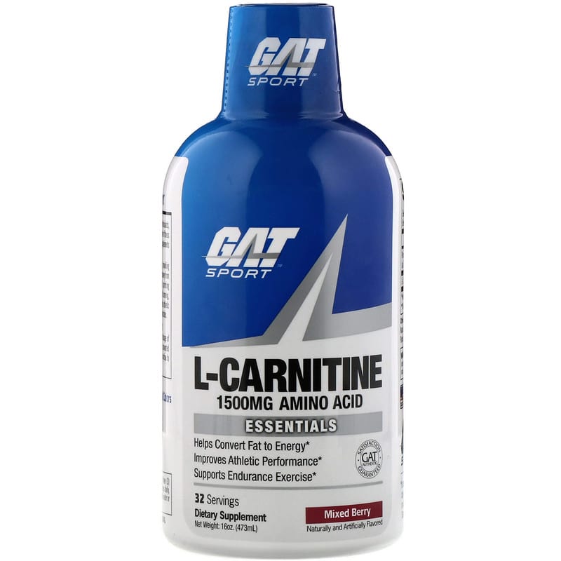 GAT L-Carnitine Amino Acid Mixed Berry 1.500 mg 16 oz (473 ml) 1 GAT L-Carnitine Amino Acid Mixed Berry 1.500 mg 16 oz (473 ml) 816170022762