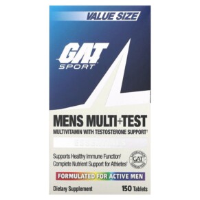 GAT Mens Multi + Test 150 Tablets 816170021109