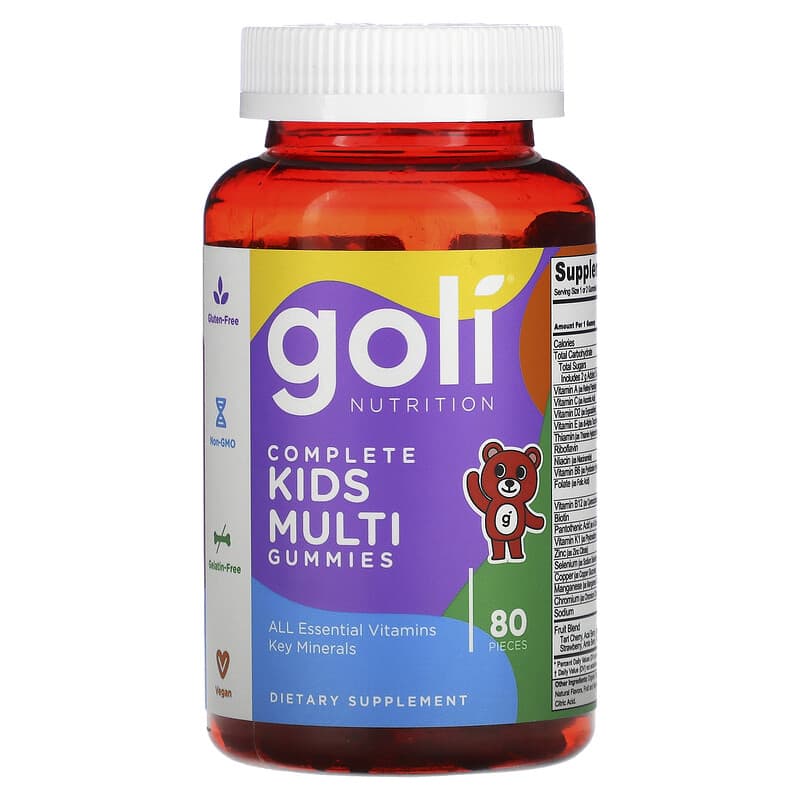 Goli Nutrition Complete Kids Multi 80 Pieces 1 Goli Nutrition Complete Kids Multi 80 Pieces 055840402545
