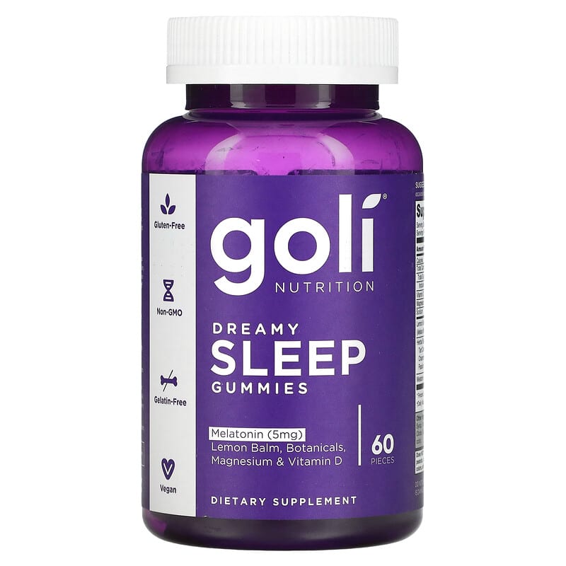 Goli Nutrition Dreamy Sleep Gummies 60 Pieces 1 Goli Nutrition Dreamy Sleep Gummies 60 Pieces 055840402538