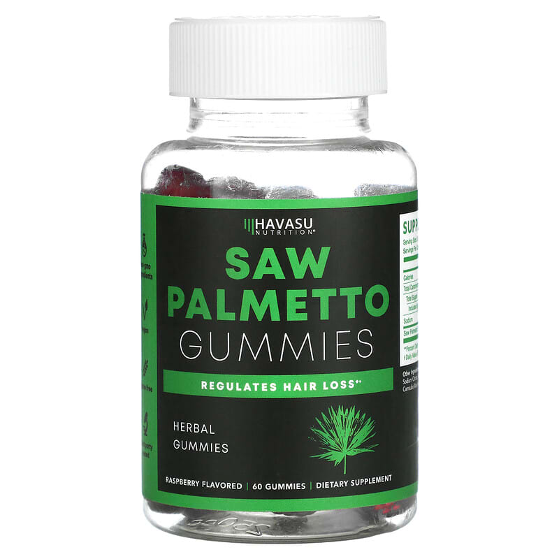 Havasu Nutrition Saw Palmetto Gummies Raspberry 60 Gummies 1 Havasu Nutrition Saw Palmetto Gummies Raspberry 60 Gummies 850008464607