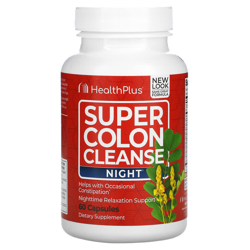 Health Plus Inc. Super Colon Cleanse Night 60 Capsules 1 Health Plus Inc. Super Colon Cleanse Night 60 Capsules 083502087816
