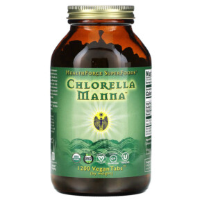 HealthForce Superfoods Chlorella Manna 1200 VeganTabs 650786000659