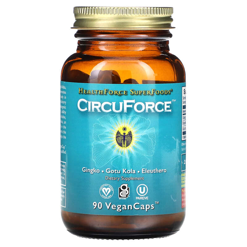 HealthForce Superfoods CircuForce 90 Vegan Caps 1 HealthForce Superfoods CircuForce 90 Vegan Caps 650786000499