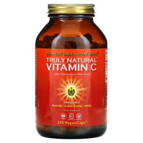 HealthForce Superfoods Truly Natural Vitamin C Version 3 240 Vegan Caps 650786003575