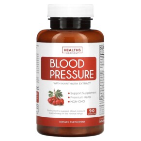 Healths Harmony Blood Pressure with Hawthorn Extract 90 Capsules 638037152821