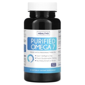 Healths Harmony Purified Omega 7 30 Softgels 642415388634