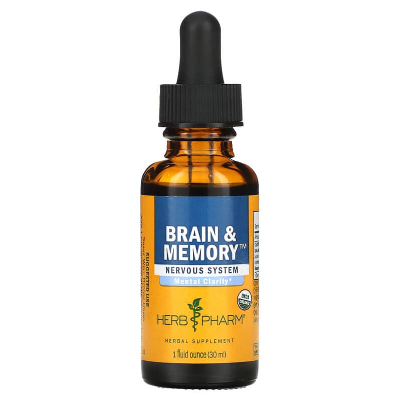 Herb Pharm Brain & Memory Nervous System 1 fl oz (30 ml) 1 Herb Pharm Brain & Memory Nervous System 1 fl oz (30 ml) 090900000194