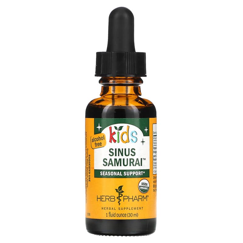 Herb Pharm Kid's Sinus Samurai Alcohol Free 1 fl oz (30 ml) 1 Herb Pharm Kid's Sinus Samurai Alcohol Free 1 fl oz (30 ml) 090700030636
