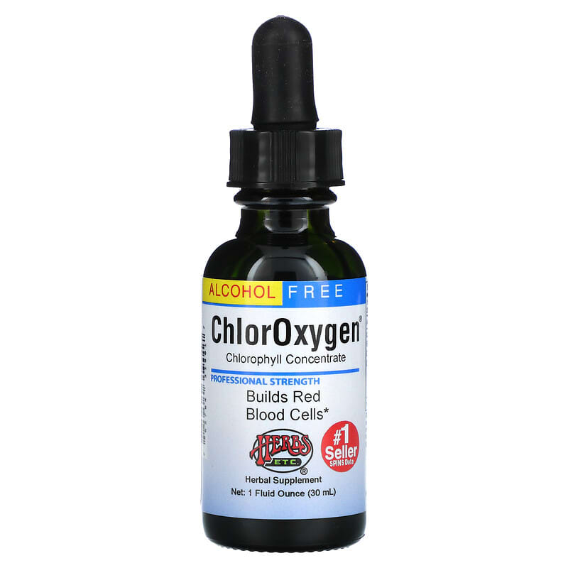 Herbs Etc. ChlorOxygen Chlorophyll Concentrate Alcohol Free 1 fl oz (30 ml) 1 Herbs Etc. ChlorOxygen Chlorophyll Concentrate Alcohol Free 1 fl oz (30 ml) 765704319017