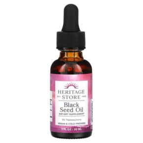 Heritage Store Black Seed Oil 1 fl oz (30 ml) 076970449699