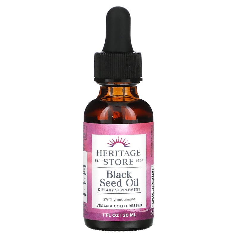 Heritage Store Black Seed Oil 1 fl oz (30 ml) 1 Heritage Store Black Seed Oil 1 fl oz (30 ml) 076970449699
