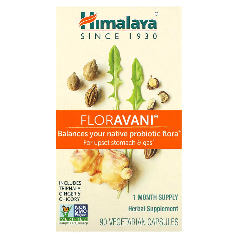 Himalaya FlorAvani 90 Vegetarian Capsules 1 Himalaya FlorAvani 90 Vegetarian Capsules 605069060370