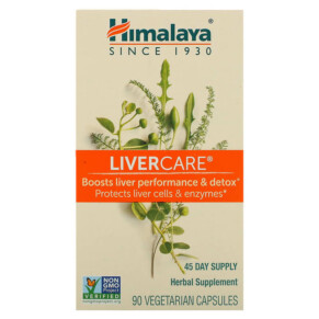 Himalaya LiverCare 90 Vegetarian Capsules 605069005012