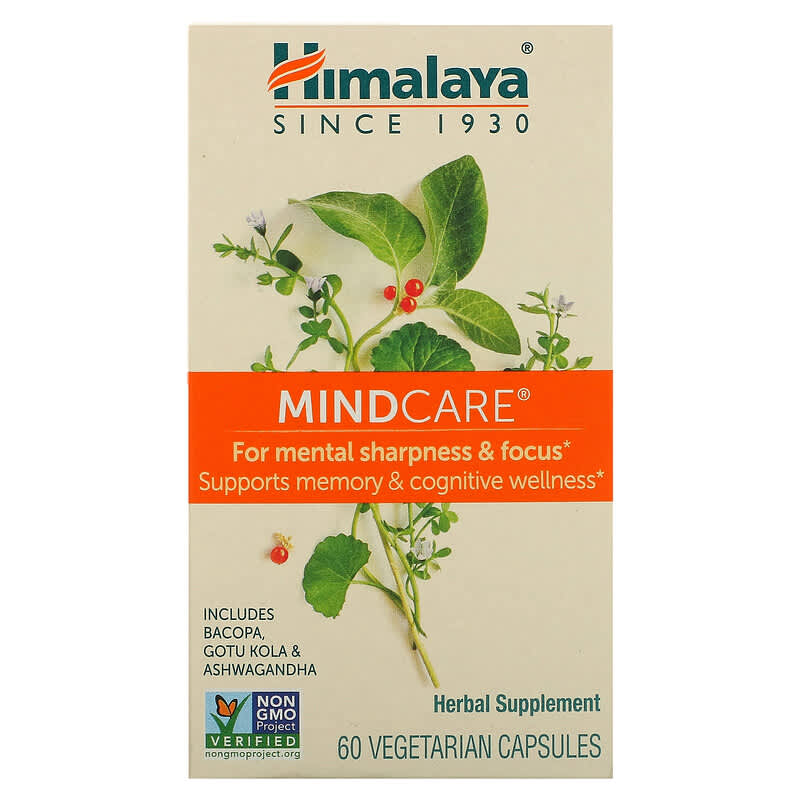 Himalaya MindCare 60 Vegetarian Capsules 1 Himalaya MindCare 60 Vegetarian Capsules 605069006019