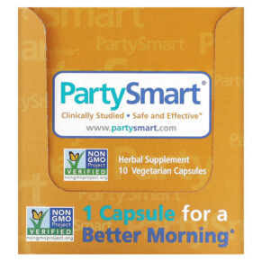 Himalaya PartySmart 10 Packets 1 Vegetarian Capsule Each 605069005814