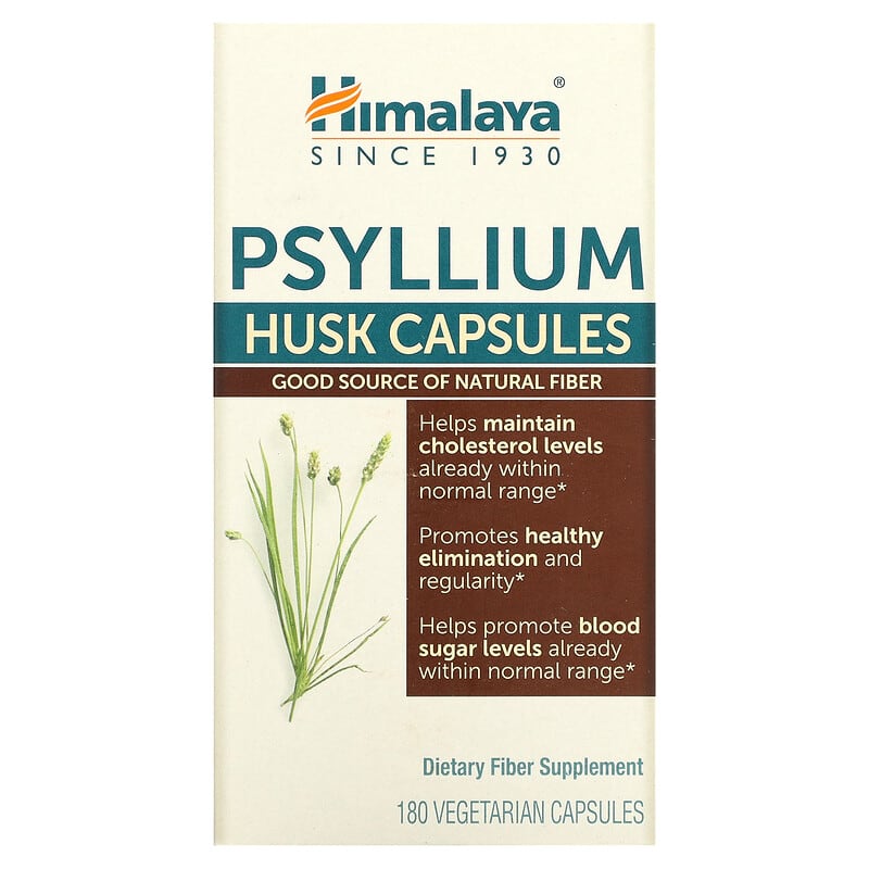 Himalaya Psyllium Husk Capsules 180 Vegetarian Capsules 1 Himalaya Psyllium Husk Capsules 180 Vegetarian Capsules 605069067331