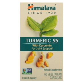 Himalaya Turmeric 95 with Curcumin 60 Vegetarian Capsules 605069425018