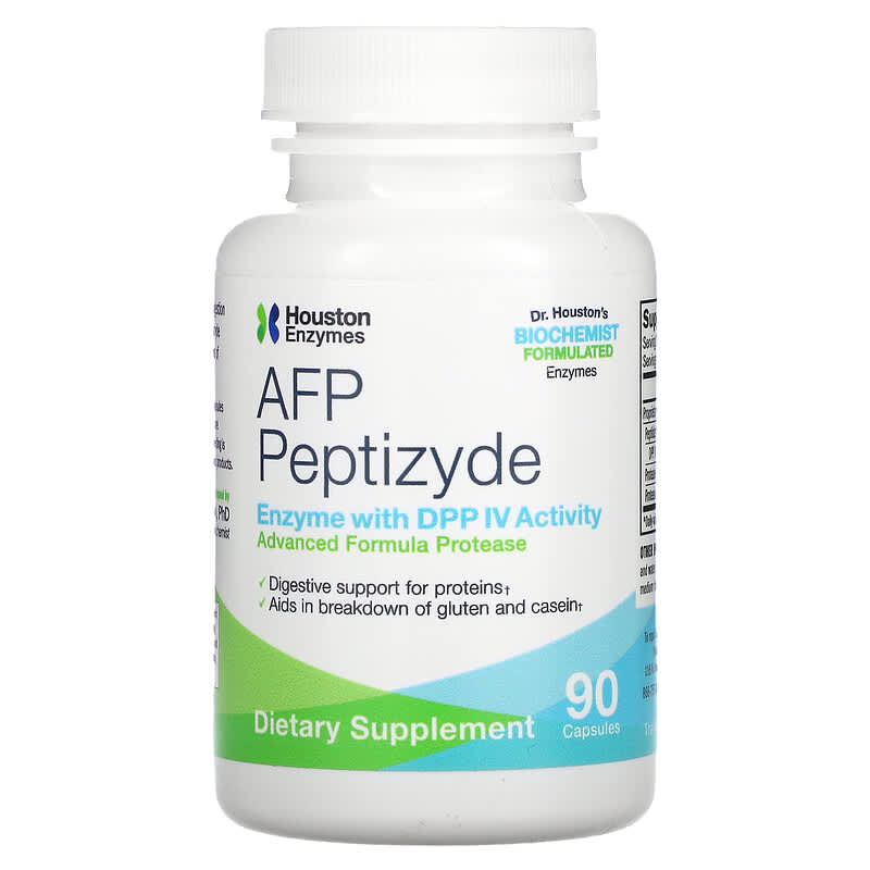 Houston Enzymes AFP Peptizyde 90 Capsules 1 Houston Enzymes AFP Peptizyde 90 Capsules 898631000045