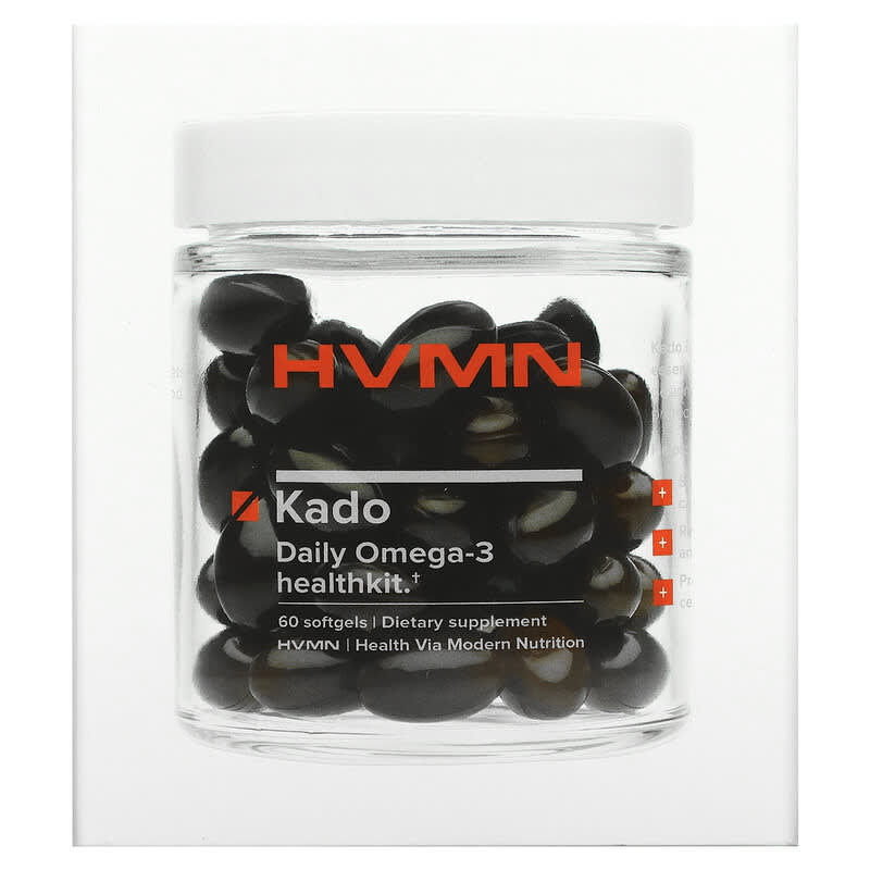 HVMN Kado Daily Omega-3 Healthkit 60 Softgels 1 HVMN Kado Daily Omega-3 Healthkit 60 Softgels 850632006259