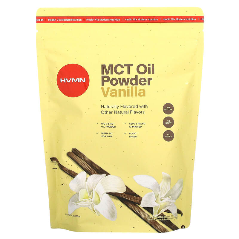 HVMN MCT Oil Powder Vanilla 10 oz (285 g) 1 HVMN MCT Oil Powder Vanilla 10 oz (285 g) 850632006327