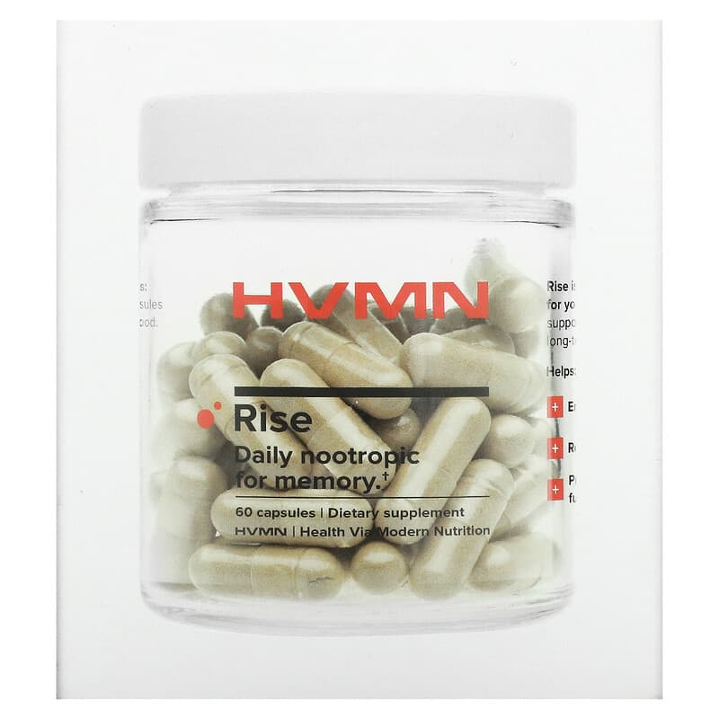 HVMN Rise 60 Capsules 1 HVMN Rise 60 Capsules 850632006266