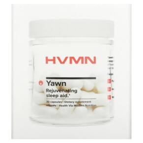 HVMN Yawn Rejuvenating Sleep Aid 30 Capsules 850632006280