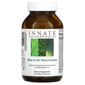Innate Response Formulas Baby & Me Multivitamin 120 Tablets 051494401569