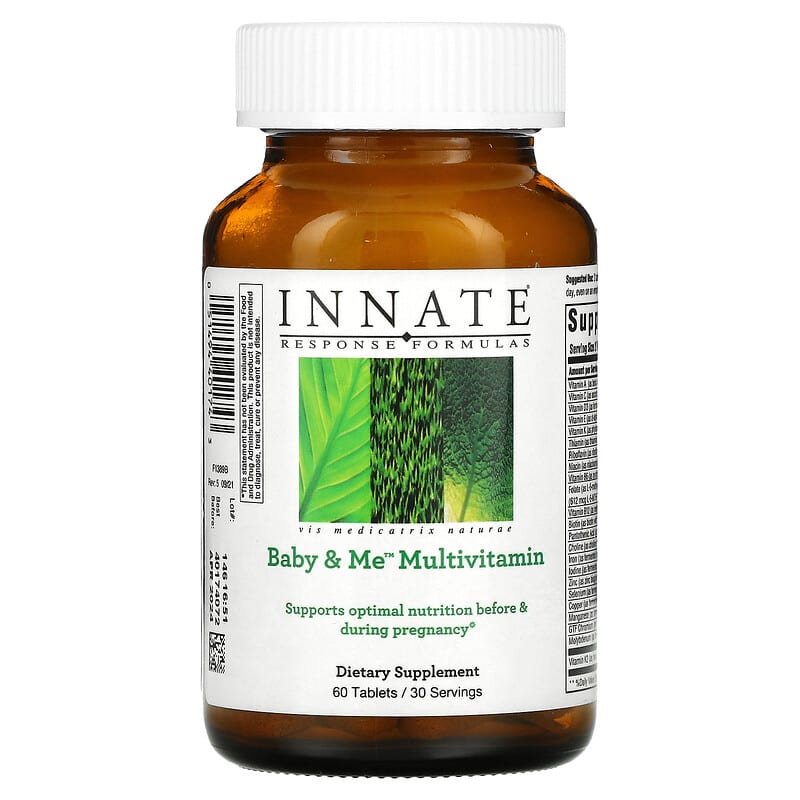 Innate Response Formulas Baby & Me Multivitamin 60 viên 1 Innate Response Formulas Baby & Me Multivitamin 60 Tablets 051494401743