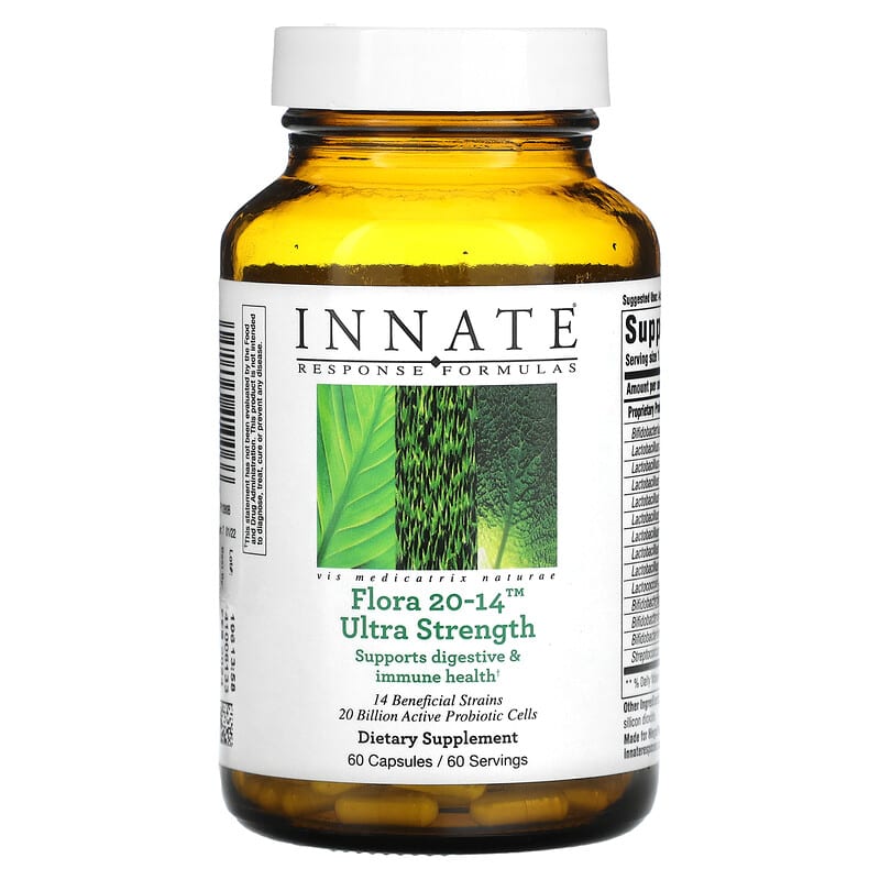 Innate Response Formulas Flora 20-14 Ultra Strength 60 Capsules 1 Innate Response Formulas Flora 20-14 Ultra Strength 60 Capsules 051494410066