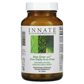 Innate Response Formulas Men Over 40 One Daily Iron Free 60 Tablets 051494401255