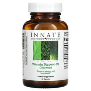 Innate Response Formulas Vitamin D3 5.000 IU (125 mcg) 60 Capsules 051494430026