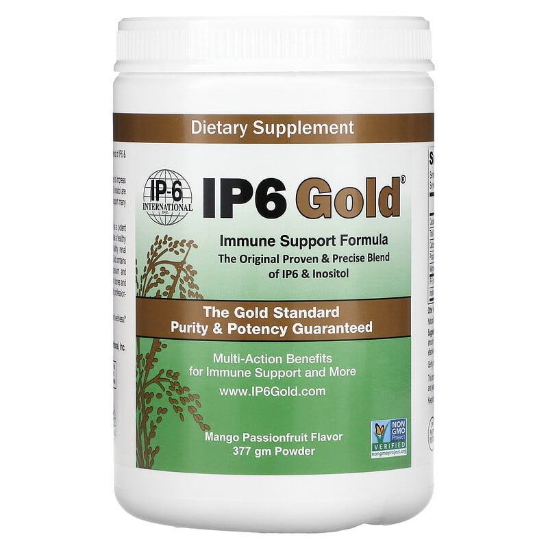 IP-6 International IP6 Gold Immune Support Formula Powder Mango Passionfruit 377 gm 1 IP-6 International IP6 Gold Immune Support Formula Powder Mango Passionfruit 377 gm 860005330829