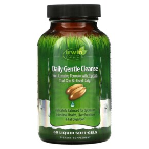 Irwin Naturals Daily Gentle Cleanse 60 Liquid Soft-Gels 710363568351