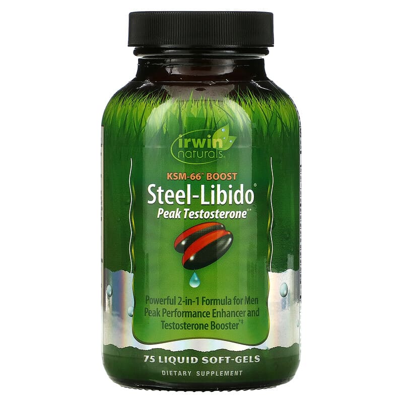 Irwin Naturals Steel-Libido Peak Testosterone 75 Liquid Soft-Gels 1 Irwin Naturals Steel-Libido Peak Testosterone 75 Liquid Soft-Gels 710363586003