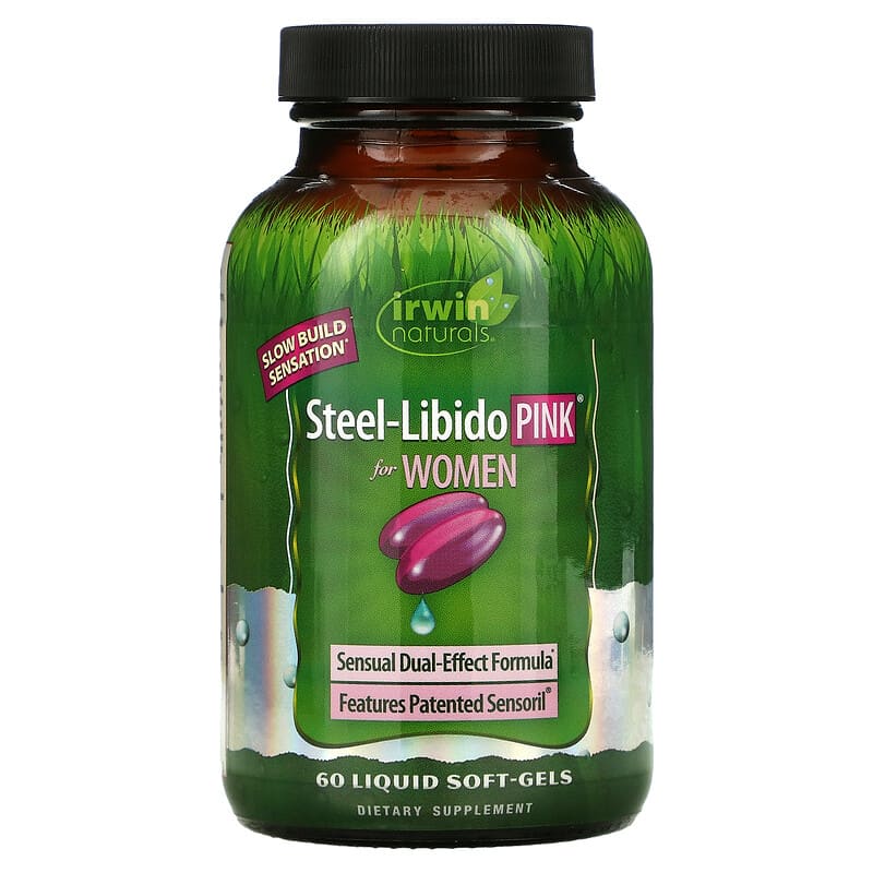 Irwin Naturals Steel-Libido Pink For Women 60 Liquid Soft-Gels 1 Irwin Naturals Steel-Libido Pink For Women 60 Liquid Soft-Gels 710363585310