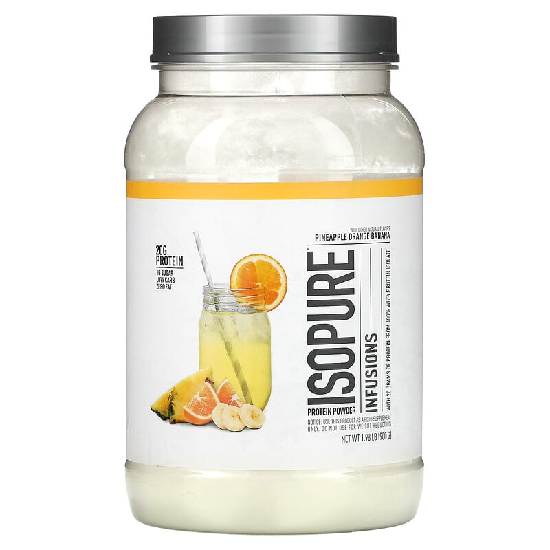 Isopure Infusions Protein Powder Pineapple Orange Banana 1.98 lb (900 g) 1 Isopure Infusions Protein Powder Pineapple Orange Banana 1.98 lb (900 g) 089094025649