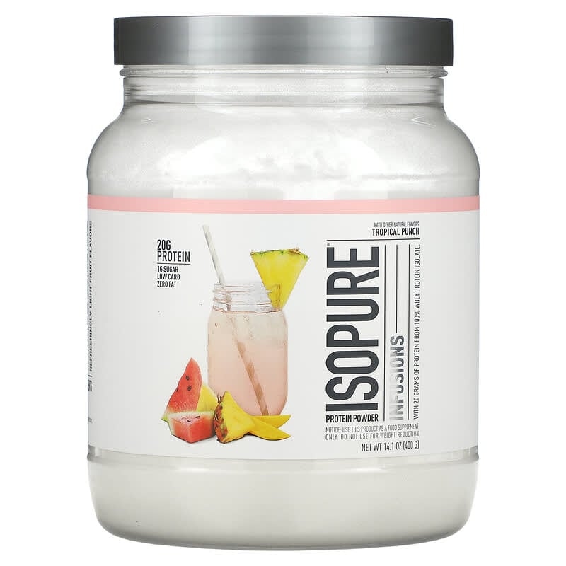 Isopure Infusions Protein Powder Tropical Punch 14.1 oz (400 g) 1 Isopure Infusions Protein Powder Tropical Punch 14.1 oz (400 g) 089094025090
