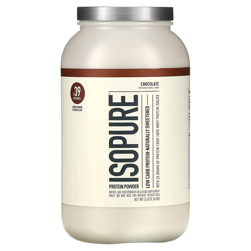 Isopure Low Carb Protein Powder Chocolate 3 lb (1.36 kg) 1 Isopure Low Carb Protein Powder Chocolate 3 lb (1.36 kg) 089094022396