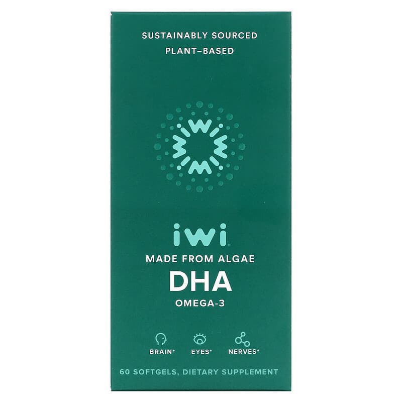 iWi Omega-3 DHA 60 Softgels 1 iWi Omega-3 DHA 60 Softgels 818353022064