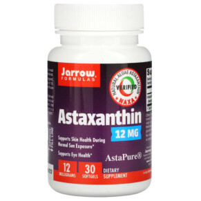 Jarrow Formulas Astaxanthin 12 mg 30 Softgels 790011200413