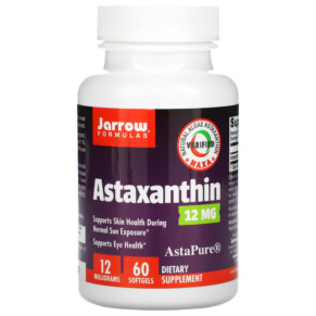 Jarrow Formulas Astaxanthin 12 mg 60 Softgels 790011202127