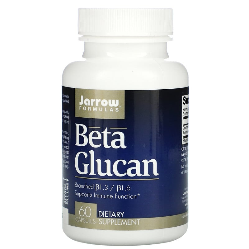Jarrow Formulas Beta Glucan 60 Capsules 1 Jarrow Formulas Beta Glucan 60 Capsules 790011030232