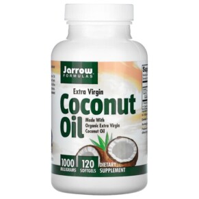 Jarrow Formulas Coconut Oil Extra Virgin 1.000 mg 120 Softgels 790011160472