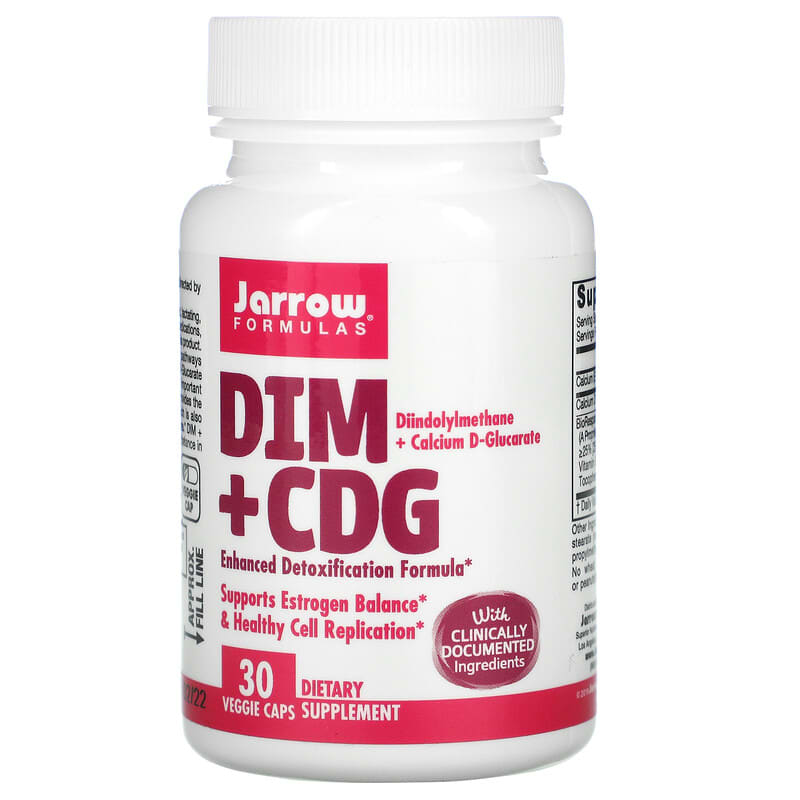 Jarrow Formulas DIM + CDG Enhanced Detoxification Formula 30 Veggie Caps 1 Jarrow Formulas DIM + CDG Enhanced Detoxification Formula 30 Veggie Caps 790011290650