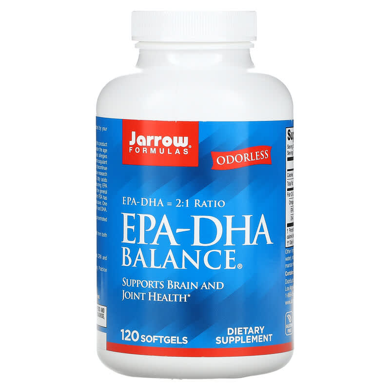 Jarrow Formulas EPA-DHA Balance 120 Softgels 1 Jarrow Formulas EPA-DHA Balance 120 Softgels 790011160366