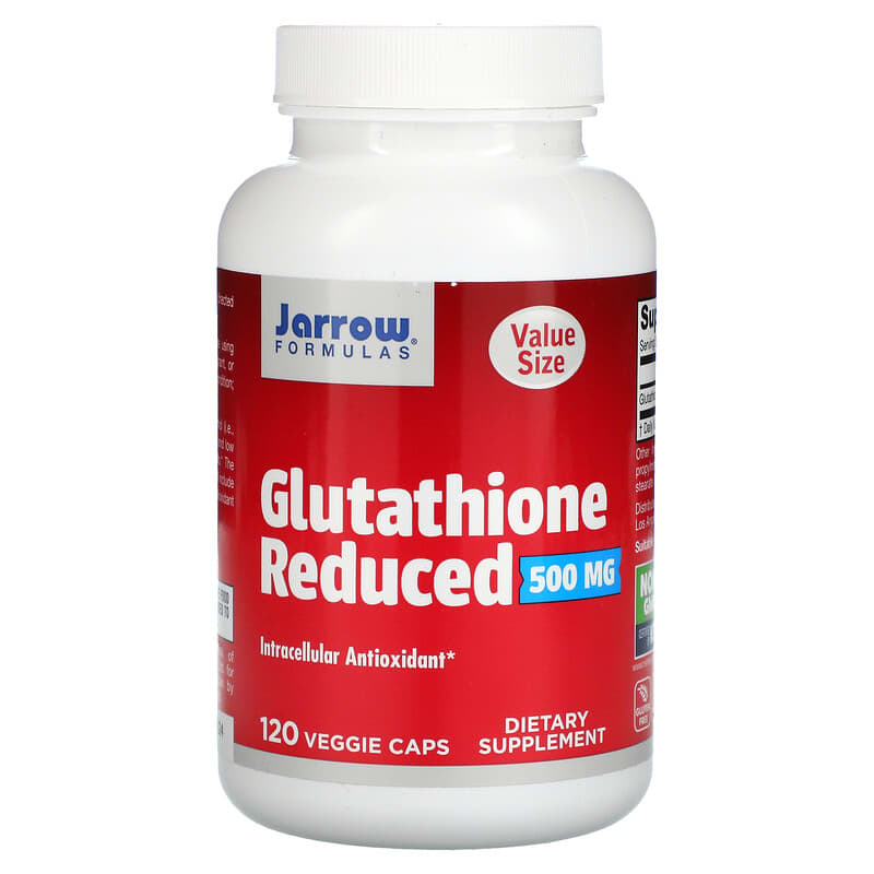 Jarrow Formulas Glutathione Reduced 500 mg 120 Veggie Caps 1 Jarrow Formulas Glutathione Reduced 500 mg 120 Veggie Caps 790011150664